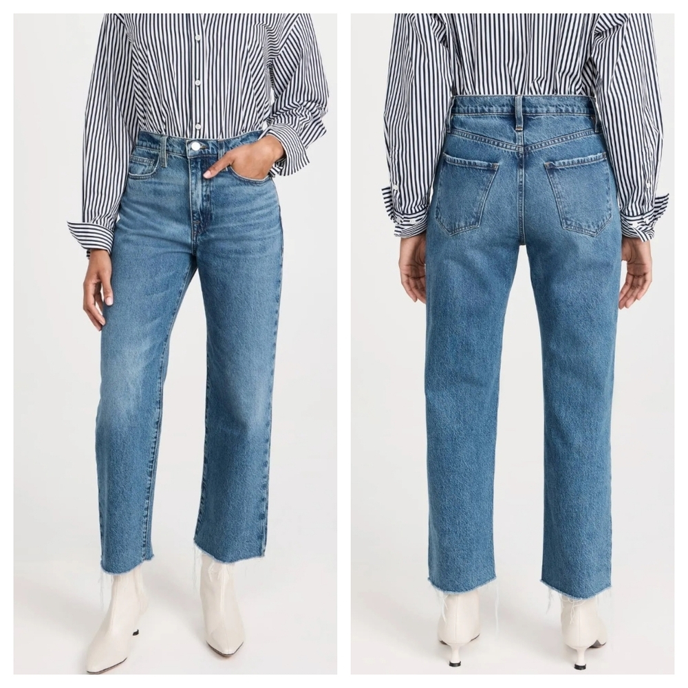 Frame Le Jane Crop Denim in Caramia